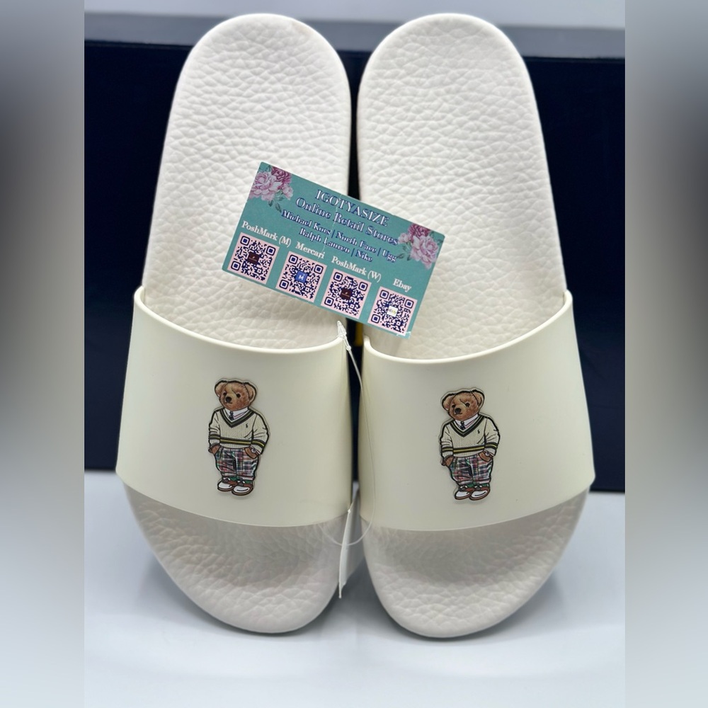 POLO RALPH LAUREN SWEATER BEAR‎ SLIDES